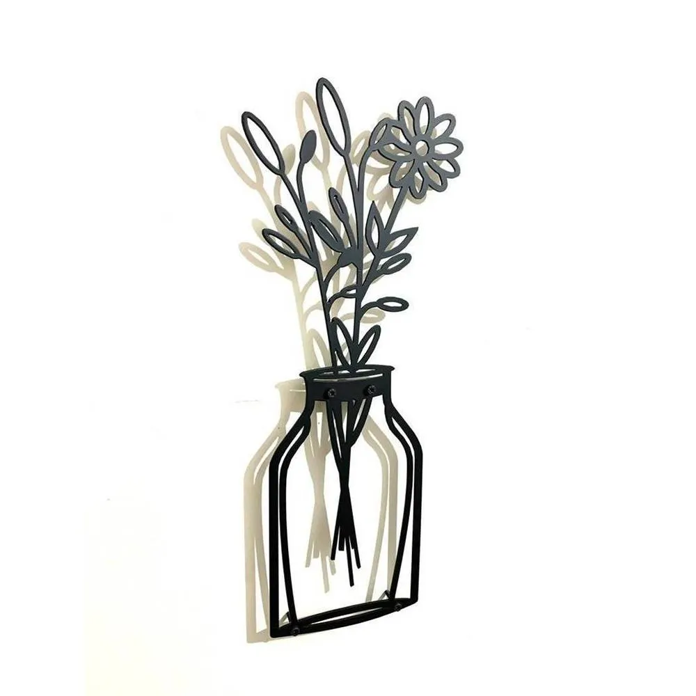 Spring Flowers Sign Metal Art Set of 3