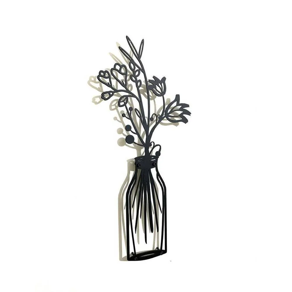 Spring Flowers Sign Metal Art Set of 3