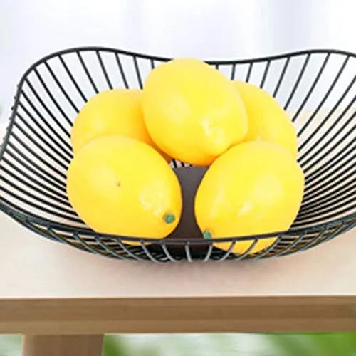 Square Black Wired Metal Vegetable/Fruit Basket