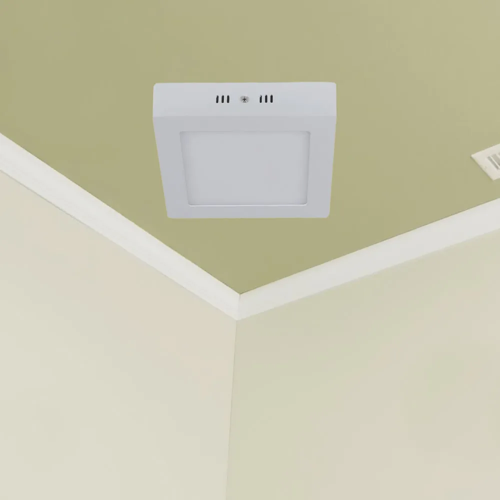 Square Surface Bright White 12W Penal Light