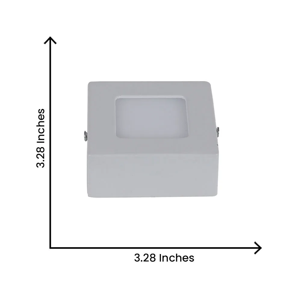Square Surface Bright White 3W Penal Light