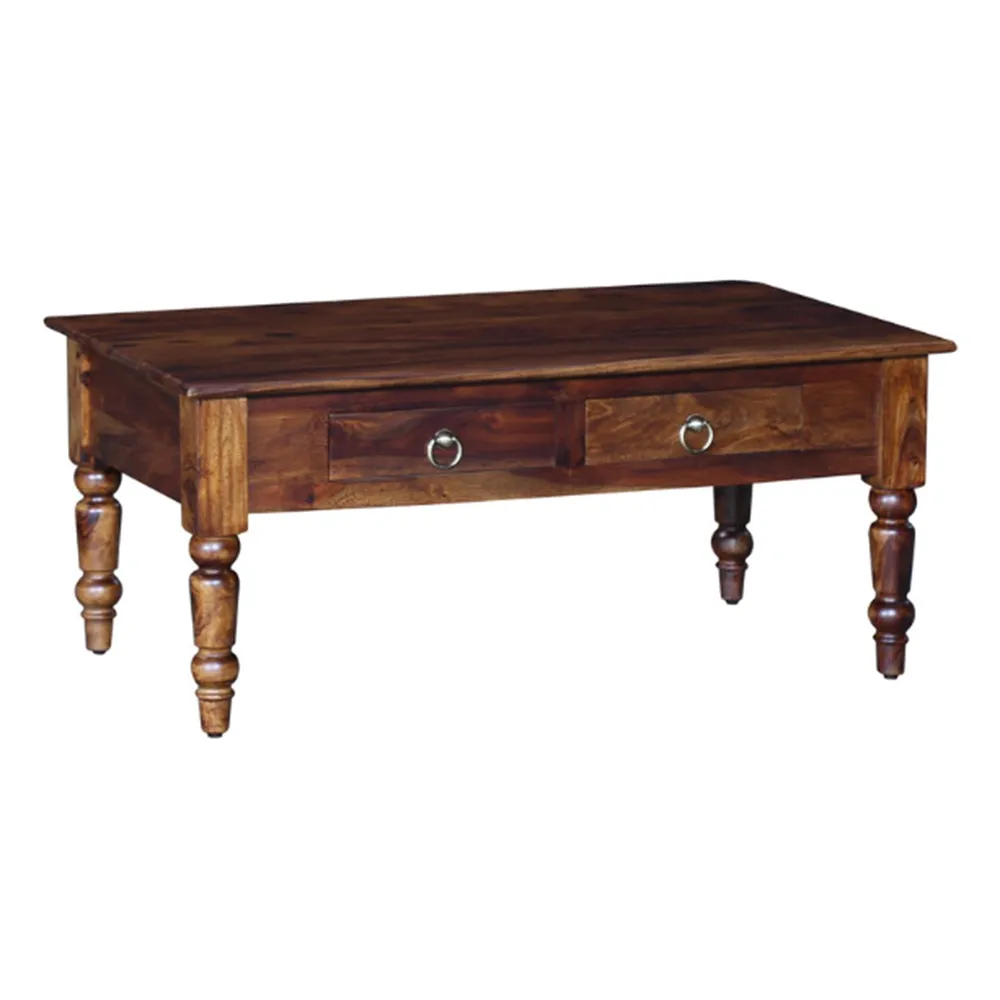 Standard Designer Minimalist Sheesham Wood Coffee Table