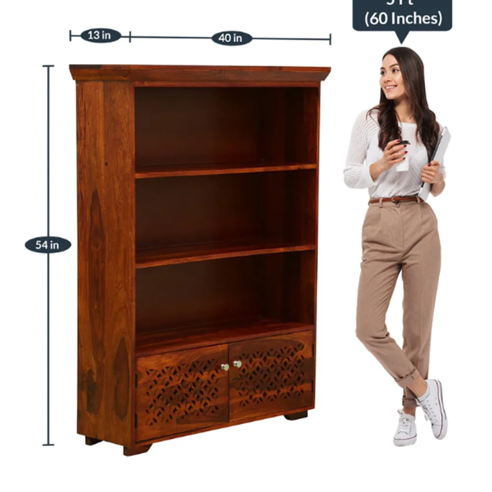 Standard Designer Sheesham Wood Boodshelf