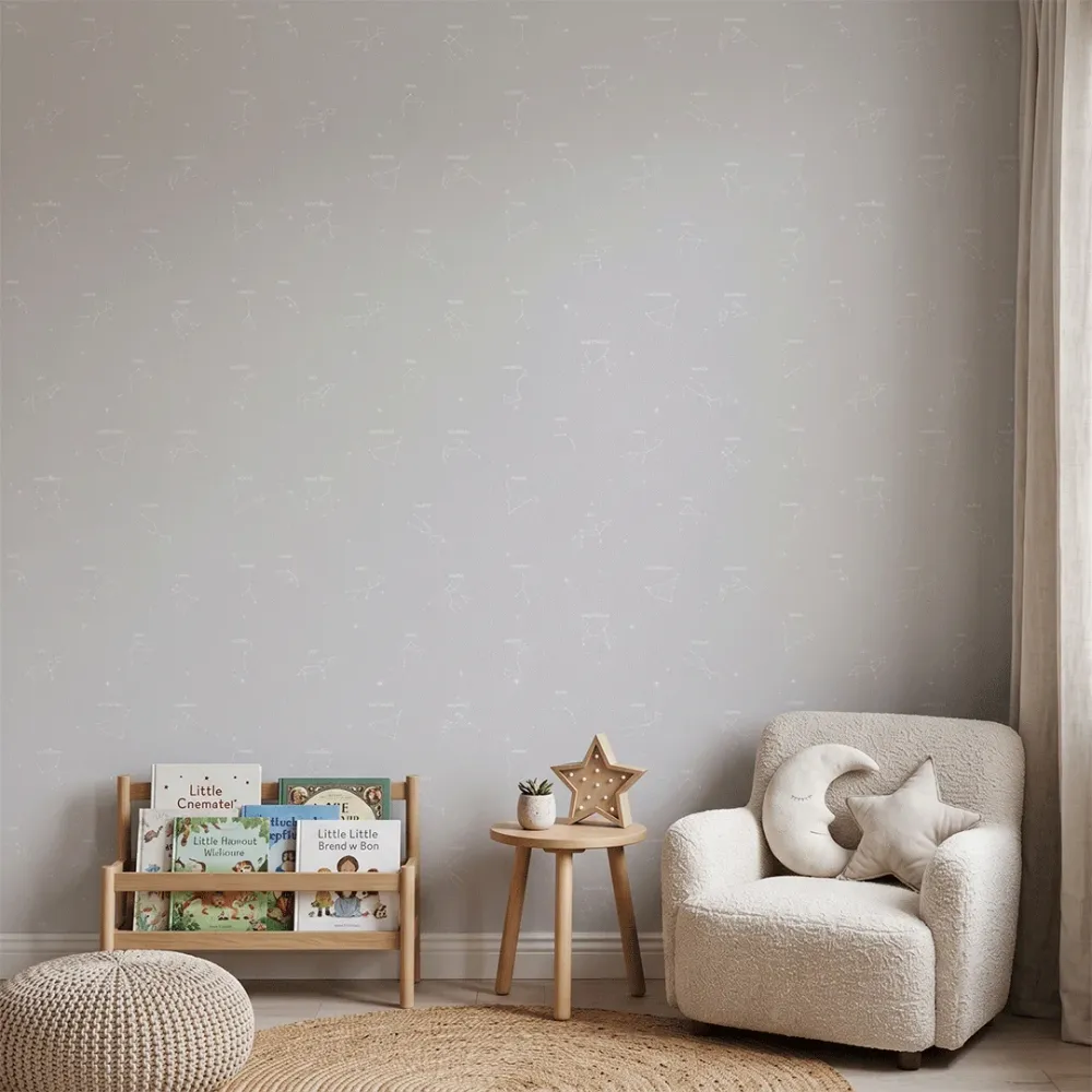 Constellation Kids Wallpaper | Starry Sky Nursery Wallpaper