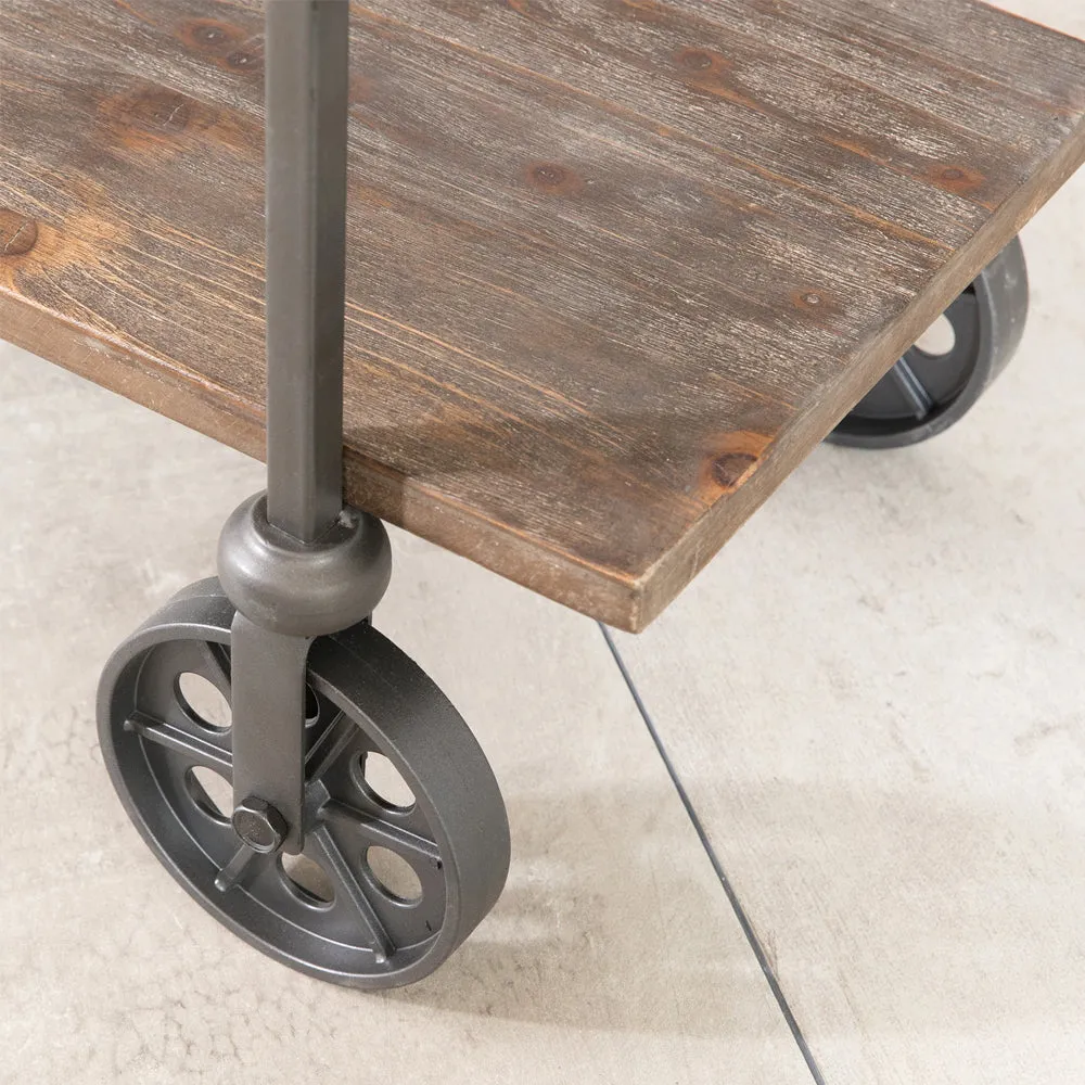 State Of The Art Metal & Wooden Bar Trolley