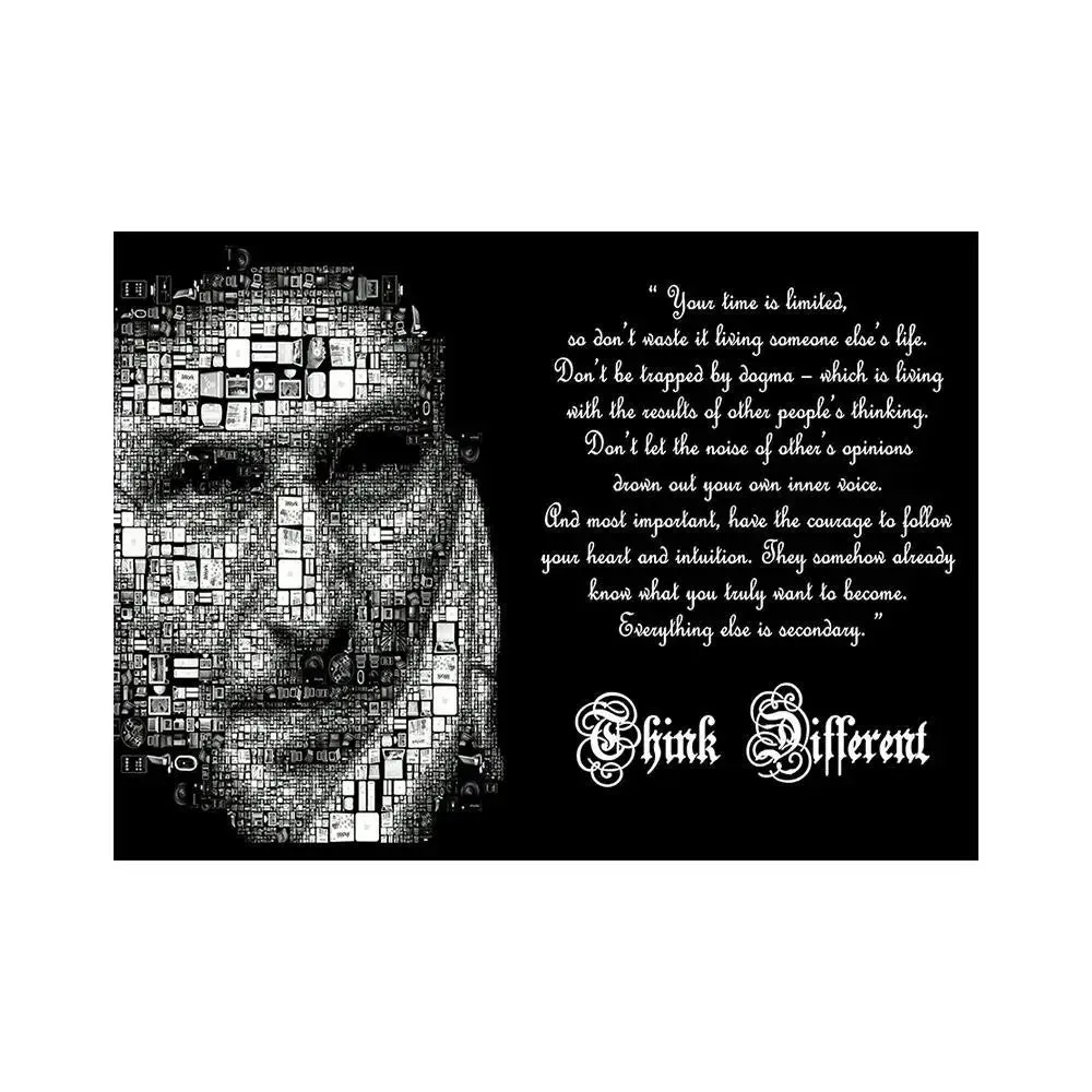 Steve-Job  Quot Wall Poster Regular Size Poster 9" X 12"