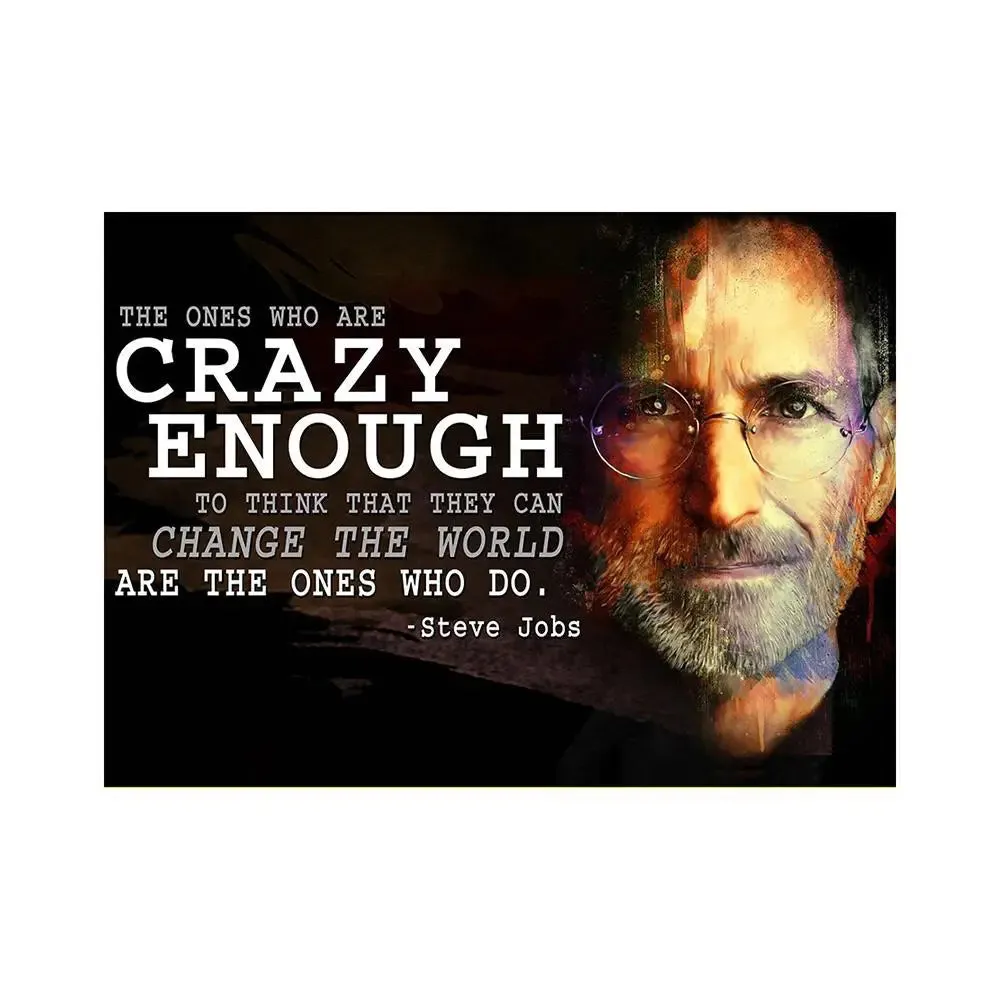 Steve-Job  Quot Wall Poster Regular Size Poster 9" X 12"