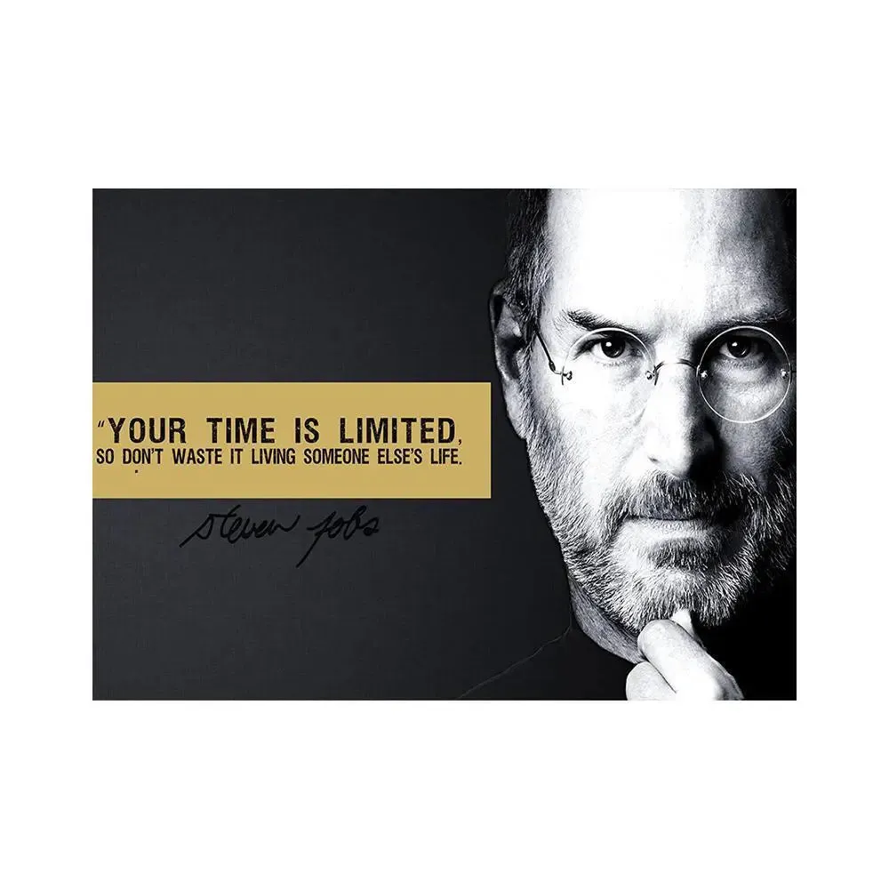 Steve-Job  Quot Wall Poster Regular Size Poster 9" X 12"
