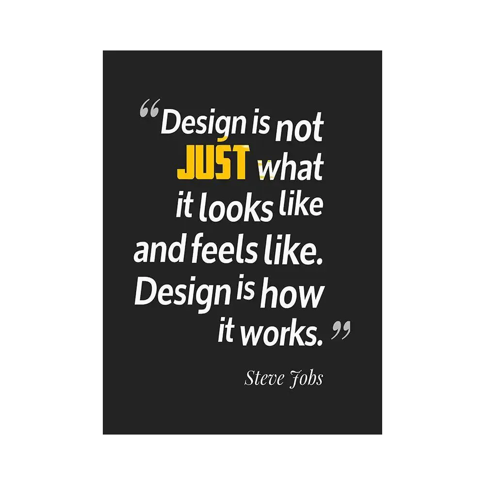 Steve-Job  Quot Wall Poster Regular Size Poster 9" X 12"