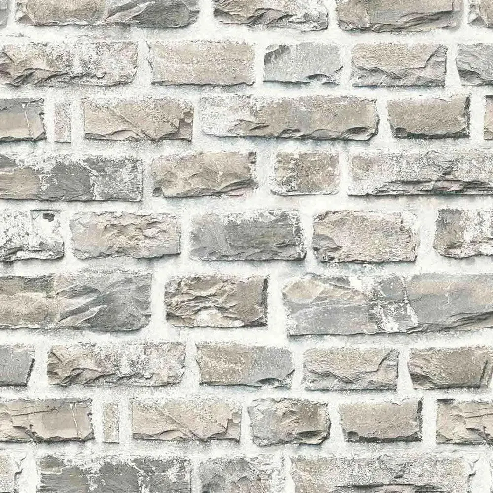 Stone House Textured Premium Wallpaper