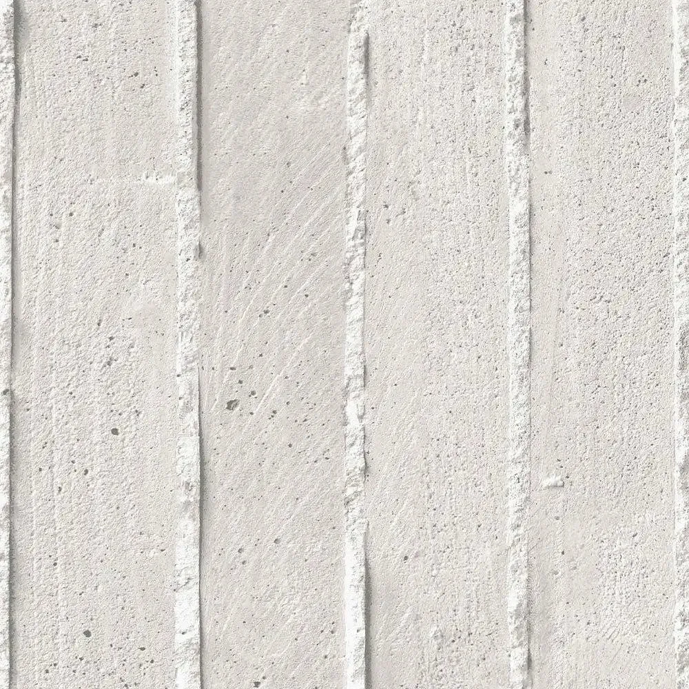 Striped Cement Textured Premium Wallpaper- The Art of Gravure Grey