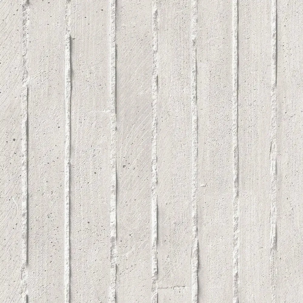 Striped Cement Textured Premium Wallpaper- The Art of Gravure Grey