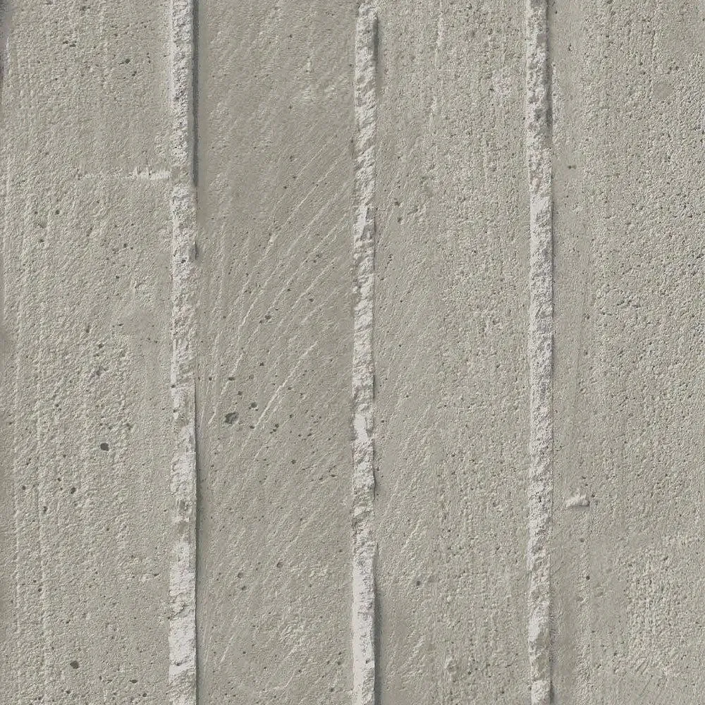 Striped Cement Textured Premium Wallpaper- The Art of Gravure Grey