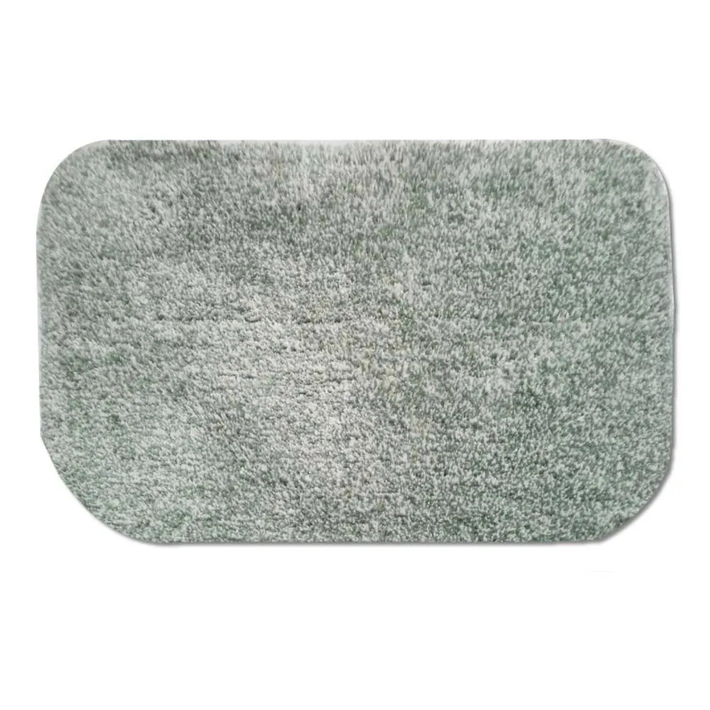 Striped Pattern High Absorbent Green Bathmat