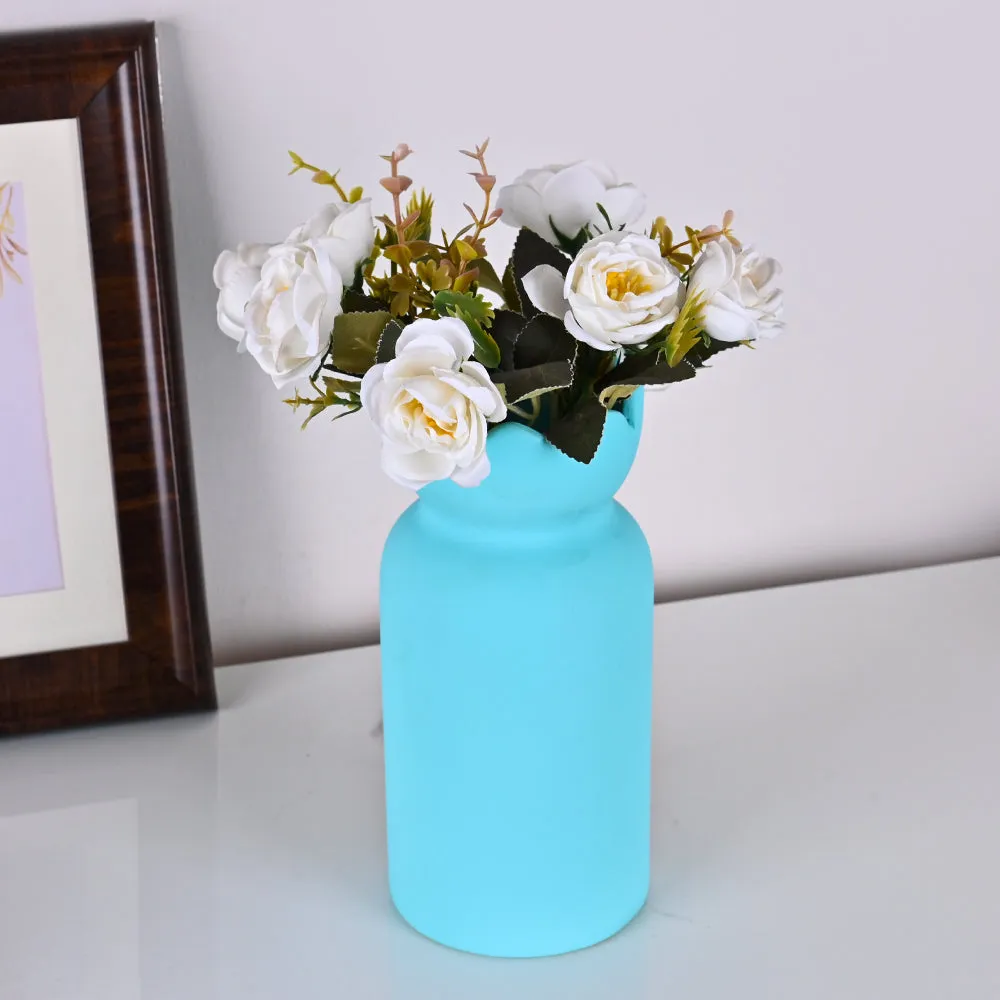 Stunning Mid-size Gift Wrap Shaped High-quality Ceramic Flower Vase (Available in Multiple colors) Pink