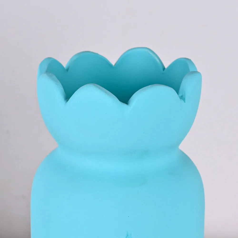 Stunning Mid-size Gift Wrap Shaped High-quality Ceramic Flower Vase (Available in Multiple colors) Pink