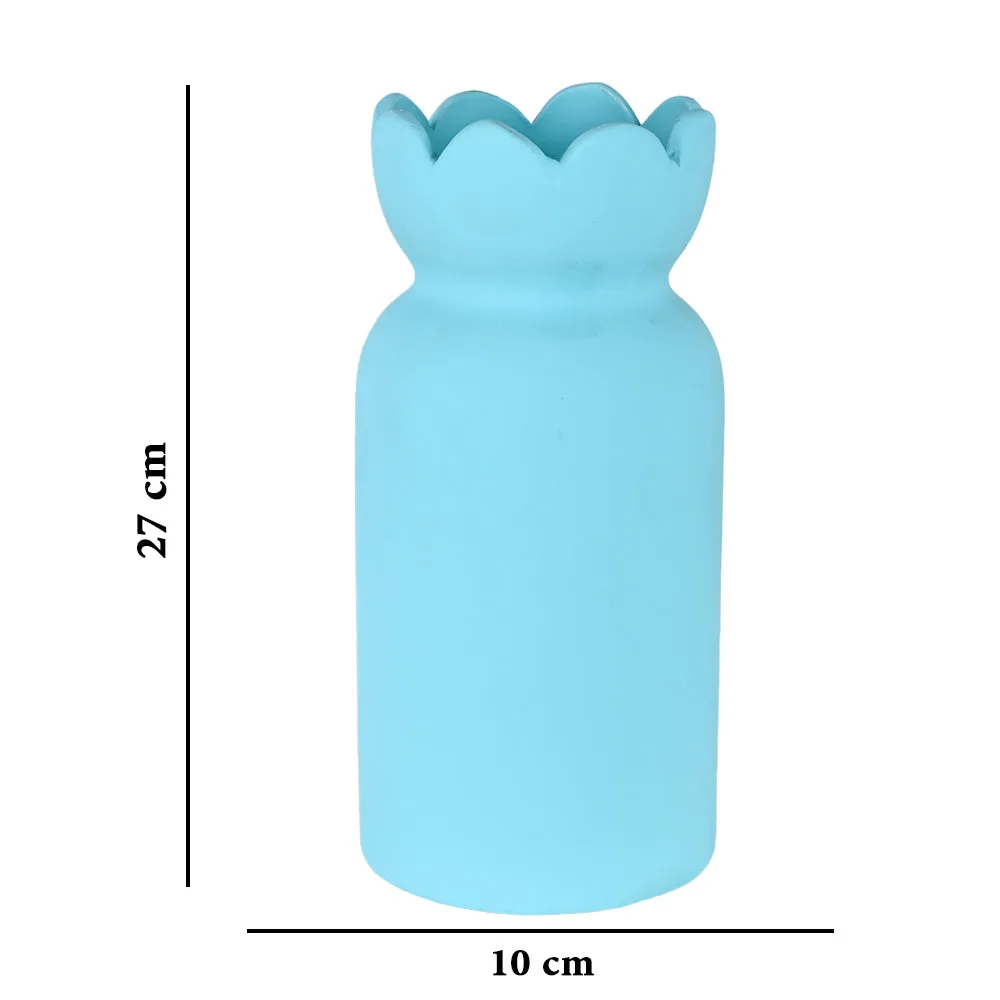 Stunning Mid-size Gift Wrap Shaped High-quality Ceramic Flower Vase (Available in Multiple colors) Pink