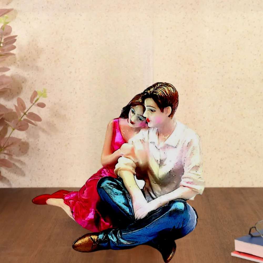 Stunning Sitting Couple Miniature Table Accent ( Best Valentine Day Gifts)