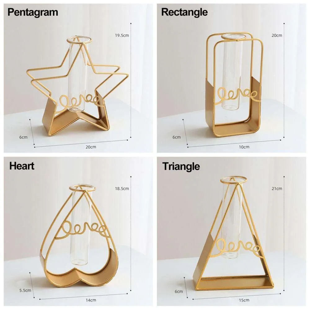 Stunning Stelliform Triangular Shaped Glass Vase