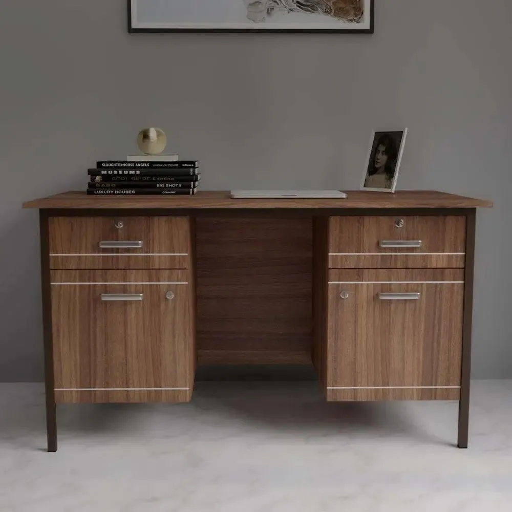 Sturdy Matte Finish Wood Office Tables for Home