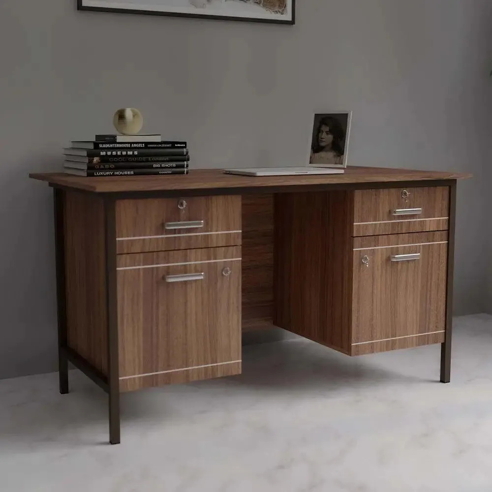 Sturdy Matte Finish Wood Office Tables for Home