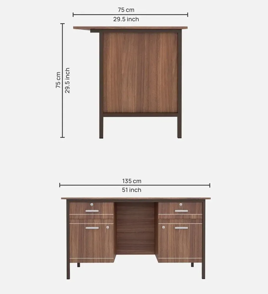Sturdy Matte Finish Wood Office Tables for Home