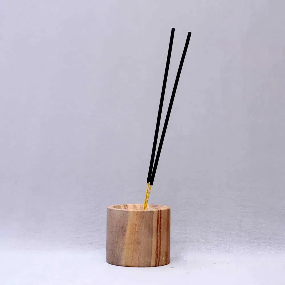Stylish Marble Soapstone Incense Stick Holder (Small)