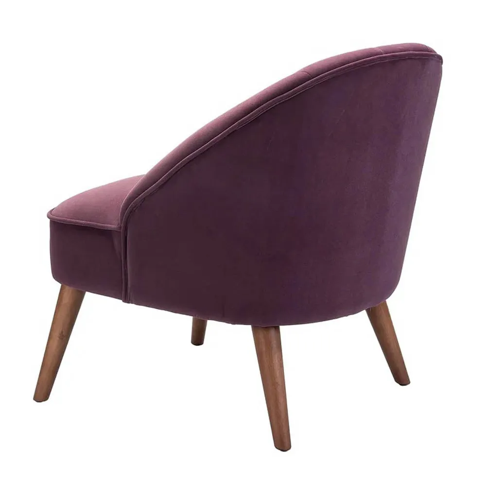 Super Cushiony Thick Magenta Lounge Chair Single Piece