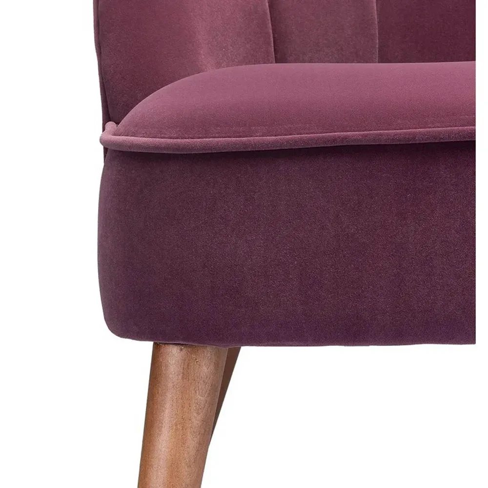 Super Cushiony Thick Magenta Lounge Chair Single Piece