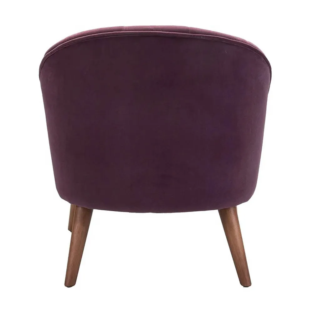 Super Cushiony Thick Magenta Lounge Chair Single Piece
