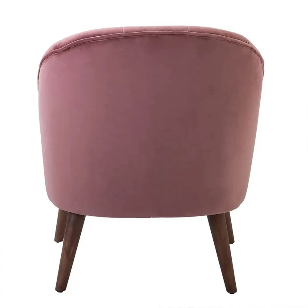 Super Cushiony Thick Pink Lounge Chair Single Piece