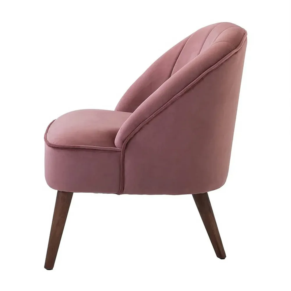 Super Cushiony Thick Pink Lounge Chair Single Piece