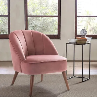 Super Cushiony Thick Pink Lounge Chair