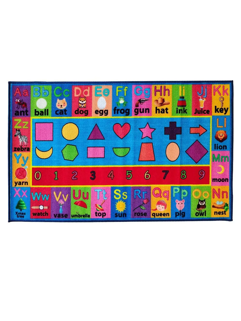 Super Florescent Fruit Printed Premium Area Carpet ( 4 ft x 6 ft )