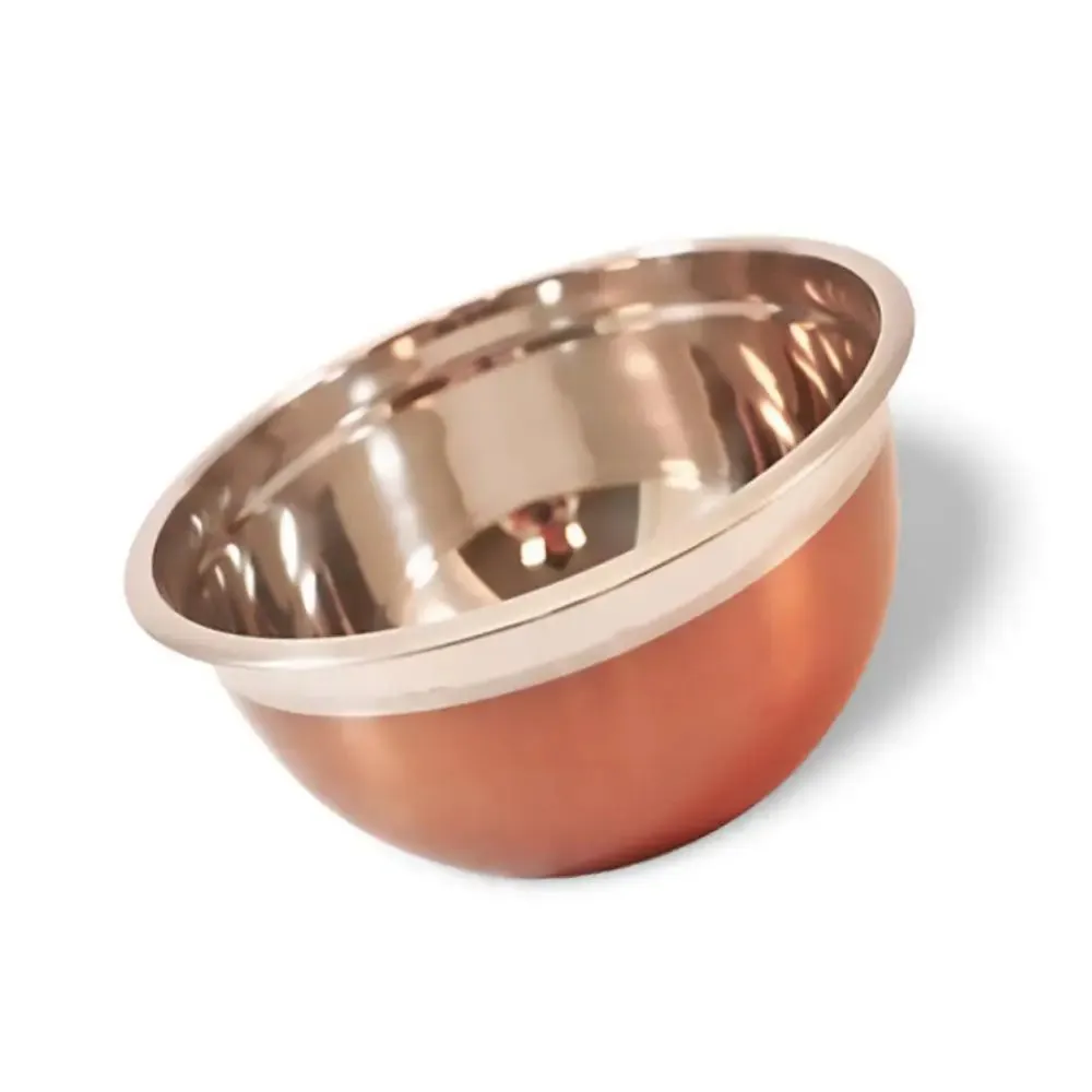 Super Resistance Stainless Steel Copper German Bowl Set Of 2