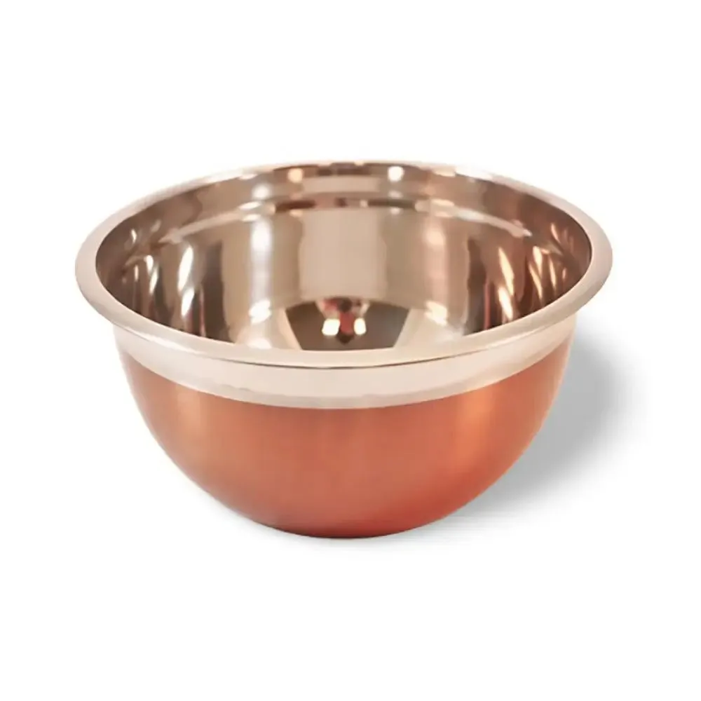 Super Resistance Stainless Steel Copper German Bowl Set Of 2