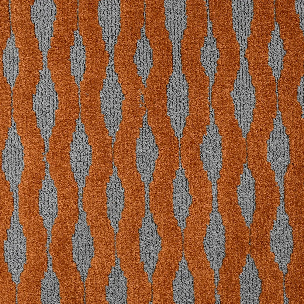 Superior-quality Gold and Grey Abstract Print Polyester Carpet 2X5