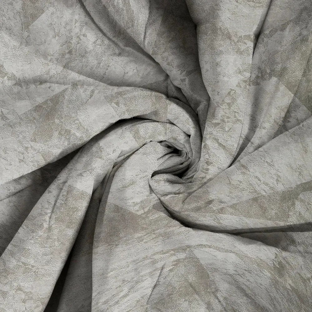 Swayam Abstract Design 150 GSM Pure Cotton Double Size AC Comforter , Grey