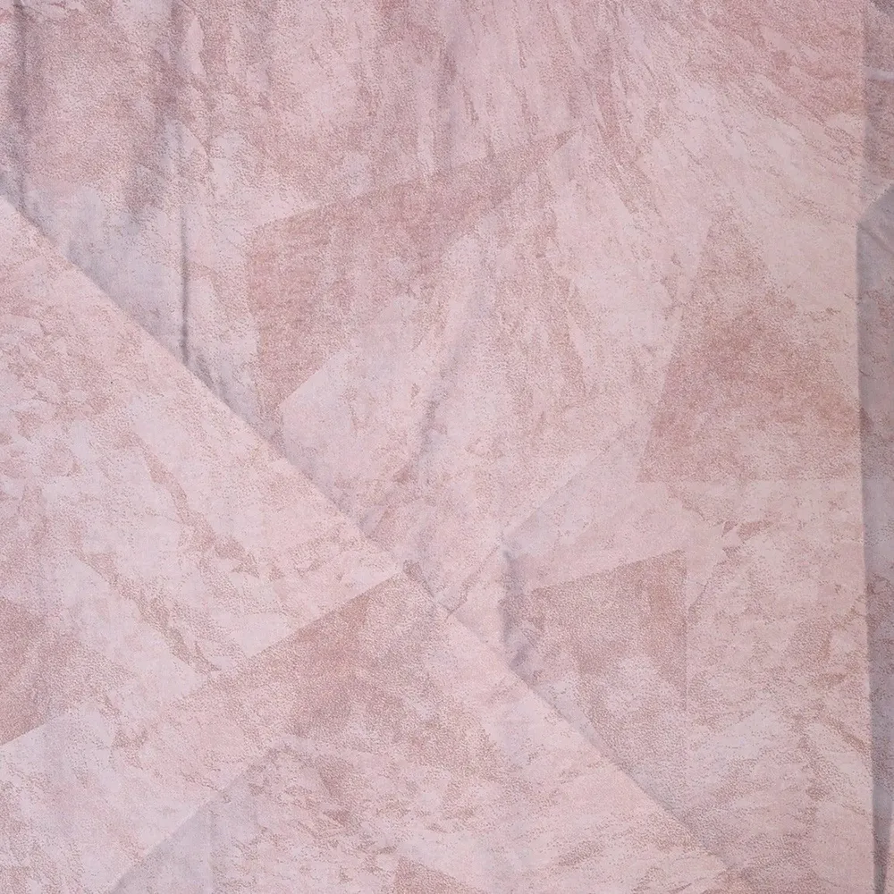 Swayam Abstract Design 150 GSM Pure Cotton Double Size AC Comforter , Pink and Pink