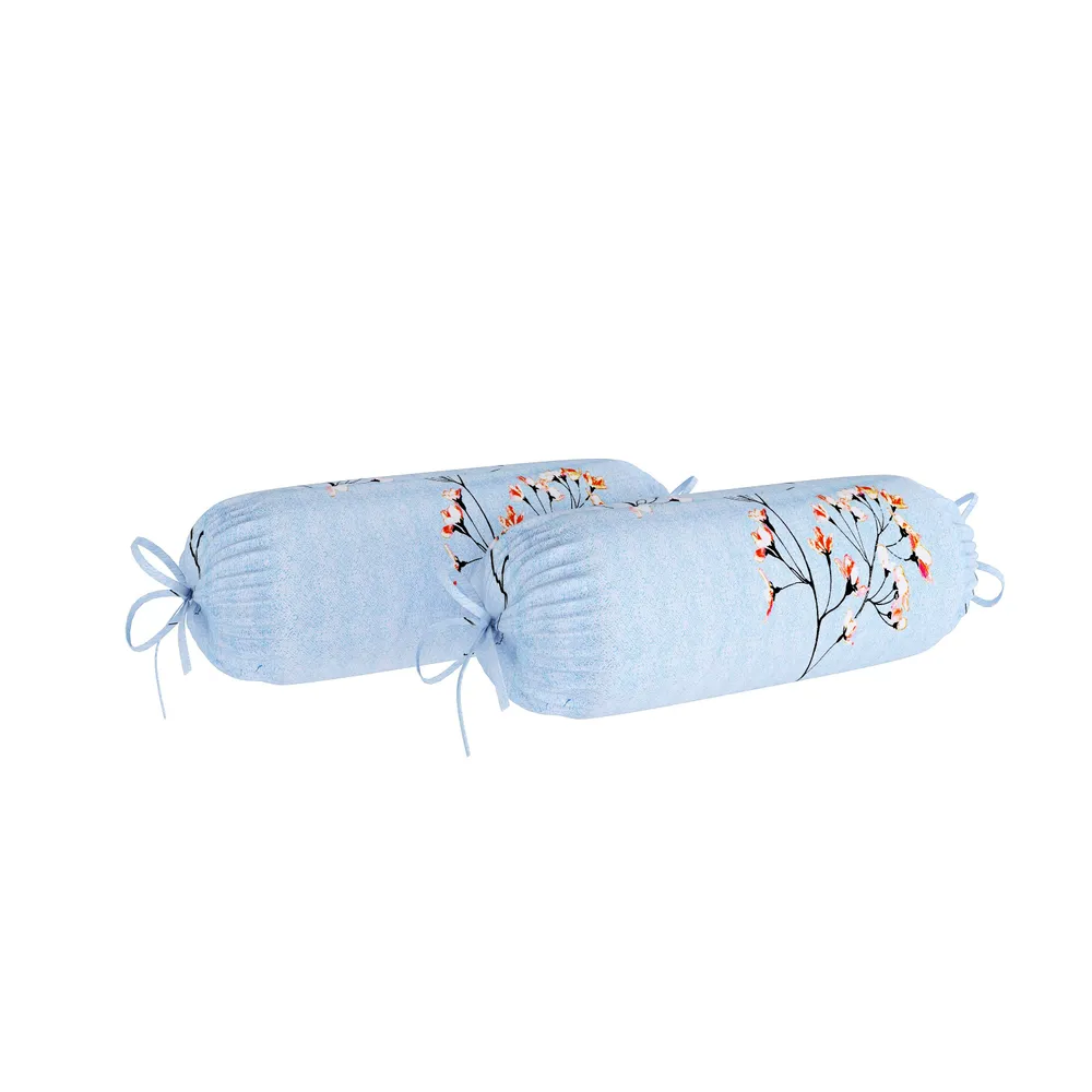 Swayam Ananda 100% Pure Cotton Blue Ethnic Motif Diwan Set, Pack of 6