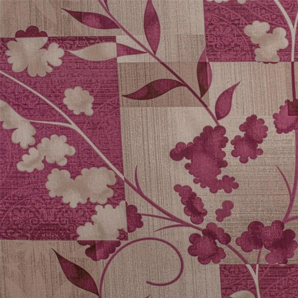 Swayam Auburn Leaf print Veda Fitted Bed Sheet with 2 pillow covers