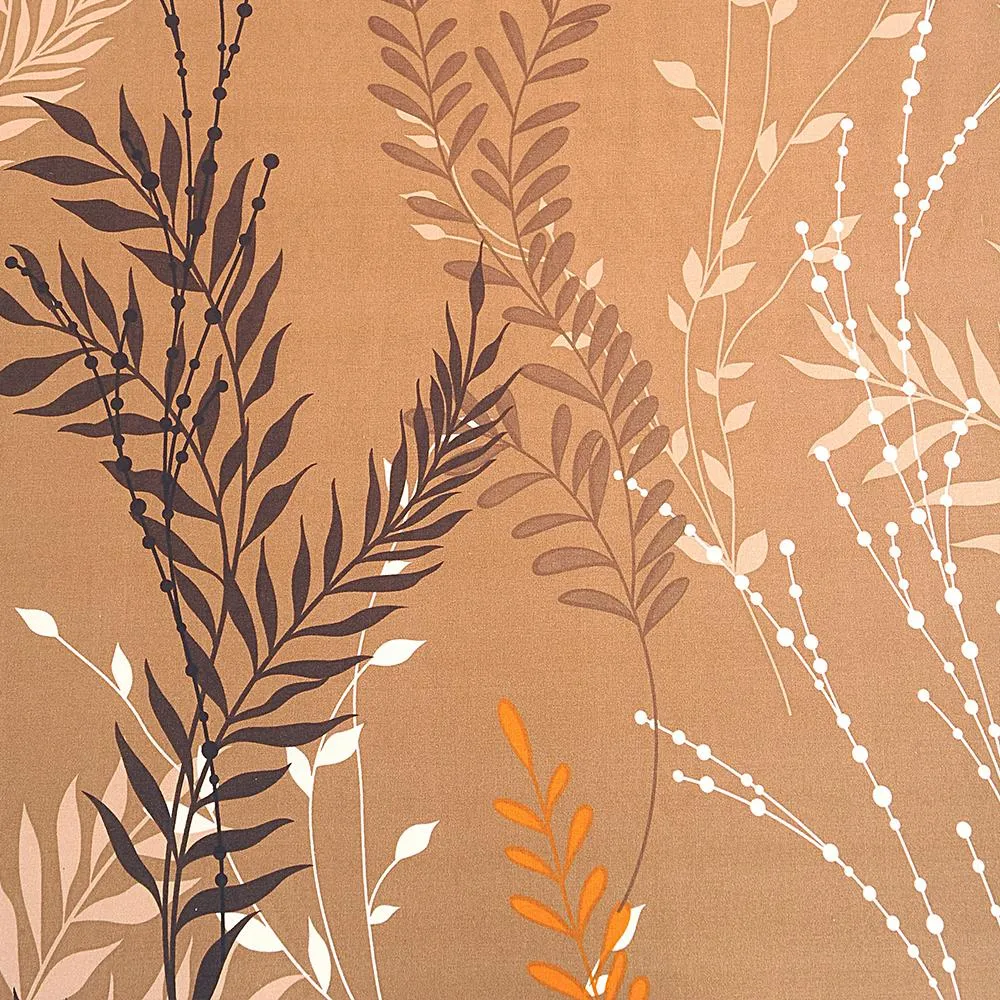 Swayam Choco Charm Zinnia Collection Double Bedsheet with 2 pillow covers Double Bedsheet (90 x 108 Inches)