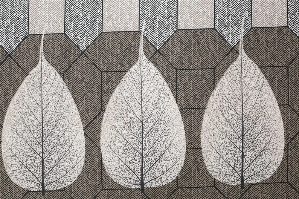 Swayam Costal Fog Geometric Print Bedding  Set