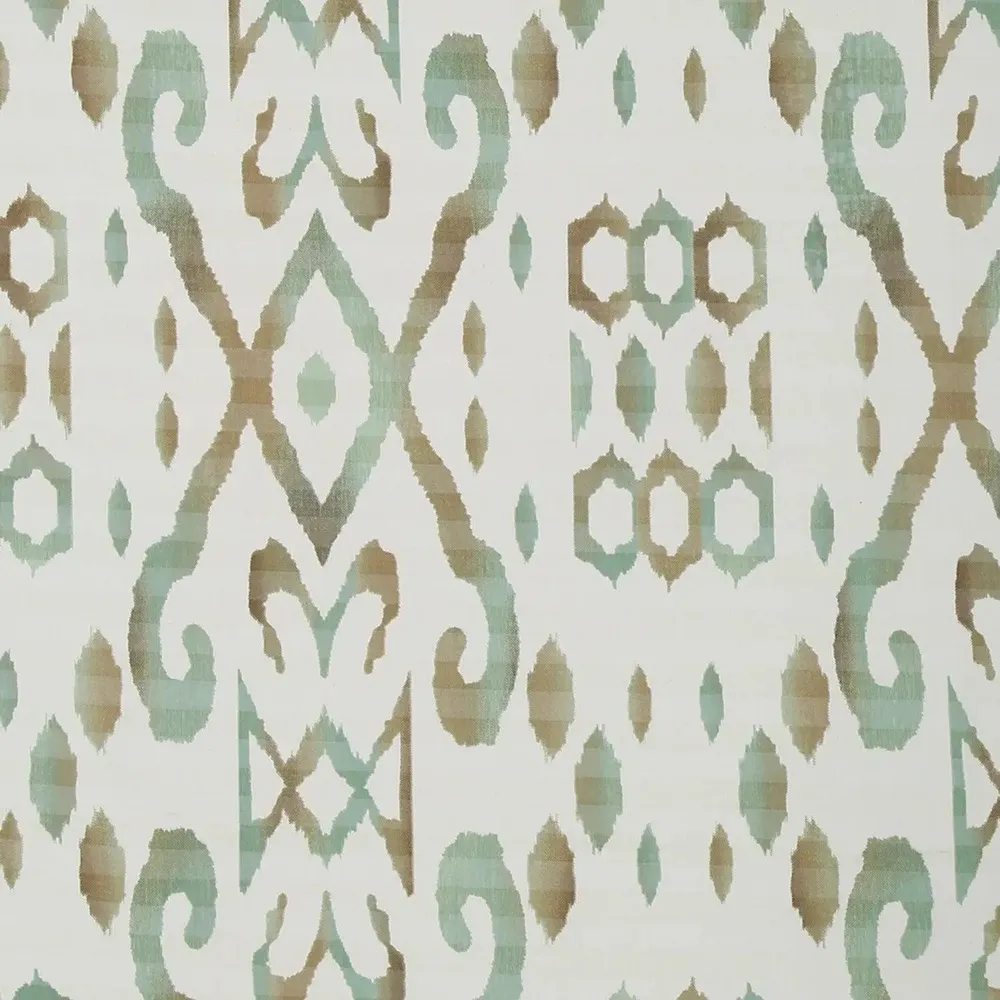 Swayam Ethnic Motif Design 150 GSM Pure Cotton Double Size AC Comforter , White and Green