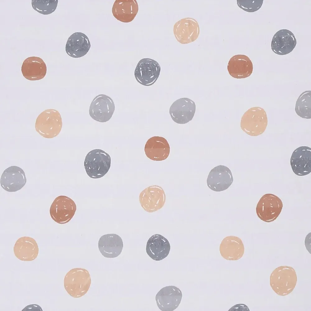 Swayam Geometric Design 150 GSM Pure Cotton Double Size AC Comforter , Grey and Orange