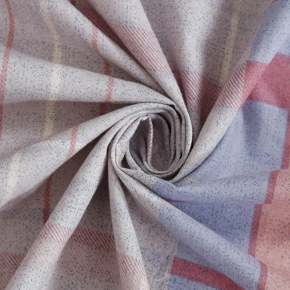 Swayam Geometric Design 150 GSM Pure Cotton Double Size AC Comforter , Pink and Blue