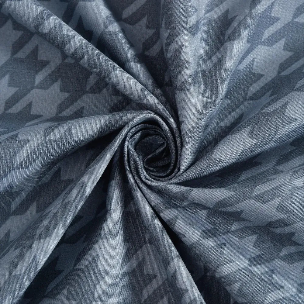 Swayam Geometric Pattern Grey Pure Cotton Double Bed Comforter