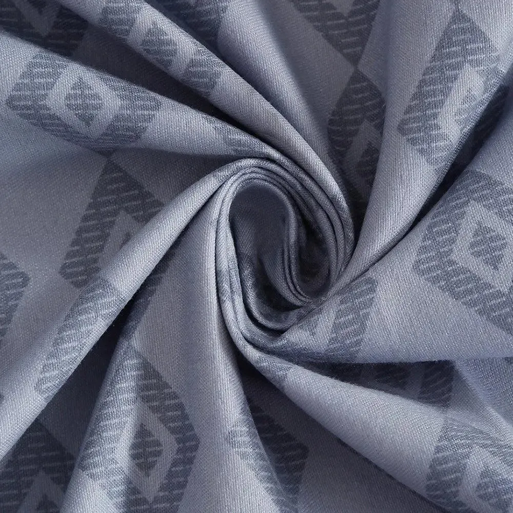 Swayam Grey Diamond Pattern Double Bed Winter Quilt