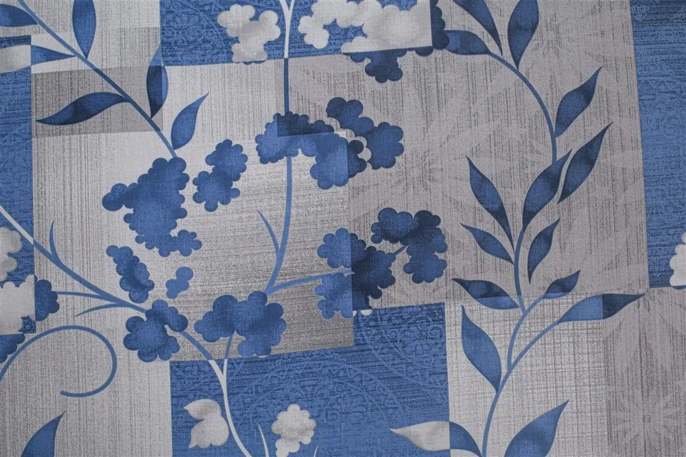 Swayam Hibiscus Leaf Print Veda Double Bedsheet with 2 pillow covers Double Bedsheet (90 x 108 Inches)