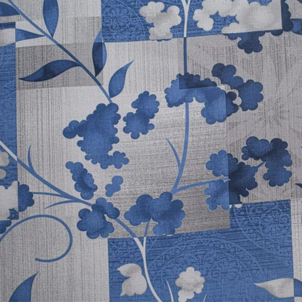 Swayam Hibiscus Leaf Print Veda Fitted Bed Sheet with 2 pillow covers